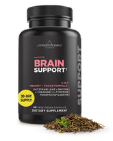 Livingood Daily Brain Support Supplement bottle front view
