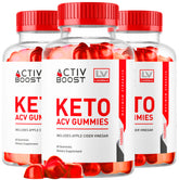 LIVORKA Activboost Keto+ACV Gummies 500mg front view