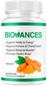 LIVORKA Biovance Advanced Natural Support Capsules front view