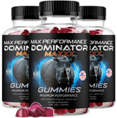 LIVORKA Dominator Maxxx Gummies for Men front view packaging