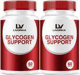 LIVORKA Glycogen Capsules front view with packaging