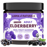 Llama Naturals Elderberry Gummies 259g front view