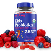 LOVEBUG Organic Kids Probiotic Gummies front view