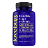 LOVEBUG Probiotic Supplement front view with 30 capsules