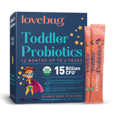 LOVEBUG Toddler Probiotics unflavoured powder packaging front view