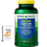 LUAL Calcium + Vitamin D3 Softgels front view with packaging