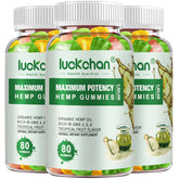 LUCKCHAN Organic Hemp Gummies front view of packaging