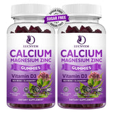 LUCNVEM Calcium Magnesium Zinc Gummies front view with packaging