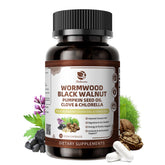 Lukaree Chlorella 16-in-1 Wormwood Black Walnut Cleanse Blend front view