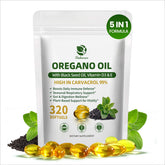Lukaree Oregano Oil Capsules front view with packaging
