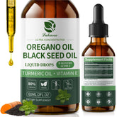 Lukaree Oregano Oil with Black Seed 2 fl oz front view