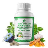 Lukaree vegan supplement capsules bottle front view