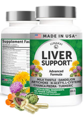 Lunakai Milk Thistle 10-in-1 Liver Supplement front view