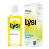 LYSI Icelandic Cod Liver Oil 231g front view with lemon flavour