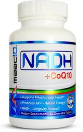 MAAC10 NADH + CoQ10 chewable tablets front view