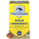 MacuShield Gold Eye Health Supplement 30 Soft Gel Capsules front view