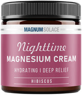 Magnum Solace Nighttime Magnesium Cream 118g jar front view