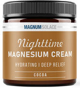 Magnum Solace Nighttime Magnesium Cream jar front view