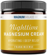 Magnum Solace Nighttime Magnesium Cream jar front view