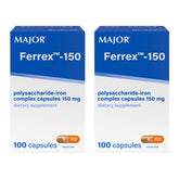 MAJOR Iron Supplement 150mg capsule front view