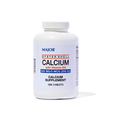 MAJOR Oyster Shell Calcium 500 mg with Vitamin D3 tablet front view