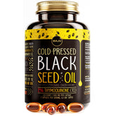 Maju Superfoods Black Seed Oil Capsules 120ct front view