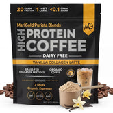MariGold Collagen Coffee Protein Drink packaging front view