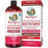 MARYRUTH'S Raspberry Liquid Daily Multivitamin front view