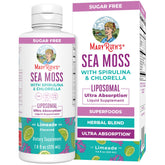 MARYRUTH'S Sea Moss with Spirulina and Chlorella Liposomal front view