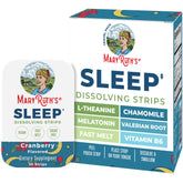 MARYRUTH'S Sleep Dissolving Strips tin with cranberry flavour