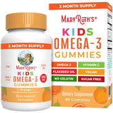 MARYRUTH'S Vegan Omega-3 Gummies for Kids bottle front view