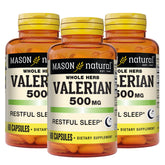 MASON NATURAL Valerian Root Capsules 500mg front view