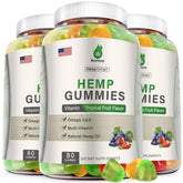 MaxHemp Hemp Gummies 200g front view with packaging