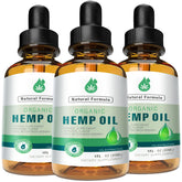 MaxHemp Natural Drops Omega 3-6-9 249g front view