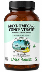 Maxi Health Fish Oil Softgels 2000mg front view