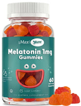 Maxi Health Kids Melatonin Gummies 1mg cherry flavour front view