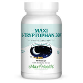 Maxi Health L-Tryptophan 500mg 90 Capsules front view