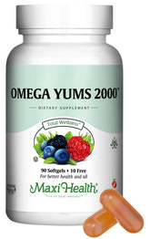 Maxi Health Omega Yums Omega-3 Fish Oil Gummies front view