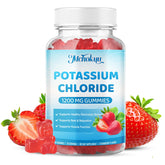 Mchokuu Potassium Gummies bottle front view with strawberry flavour