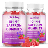 Mchokuu Saffron Gummies bottle front view with 60 count