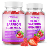 Mchokuu Saffron Gummies bottle front view with 60 gummies