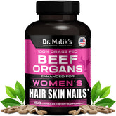 MD Supplements Beef Organ Capsules front view with packaging