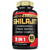 Mecisco Shilajit Capsules 60 Count front view