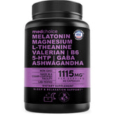 MEDCHOICE Melatonin Capsules front view with label