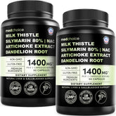 MEDCHOICE Milk Thistle Supplement 400mg front view