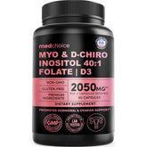 MEDCHOICE Myo Inositol Supplement 90 capsules front view