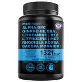 MEDCHOICE Nootropic Brain Support Supplement front view