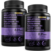 MEDCHOICE Valerian Root Extra-Strength Melatonin 10mg Capsules front view