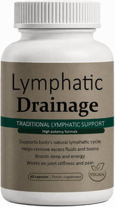 Megacephalus Lymphatic Drainage Capsules bottle front view