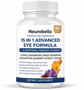 Megacephalus Neurobella Eye Formula 60 capsules bottle front view